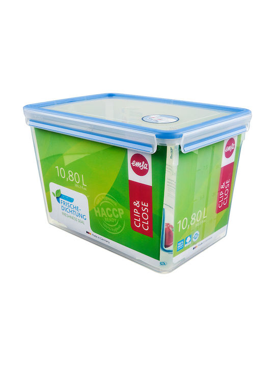 Emsa Clip & Close Δοχείο Φαγητού Πλαστικό Blue 32.7x22.7cm 508549