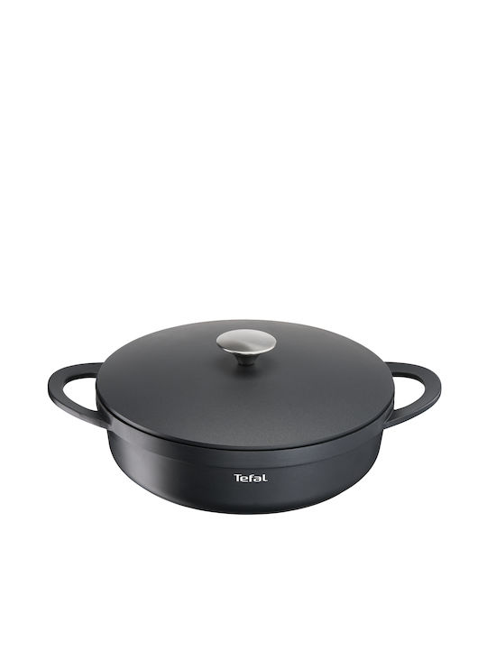 Tefal Trattoria Ρηχή Κατσαρόλα από Αλουμίνιο 28cm E21872
