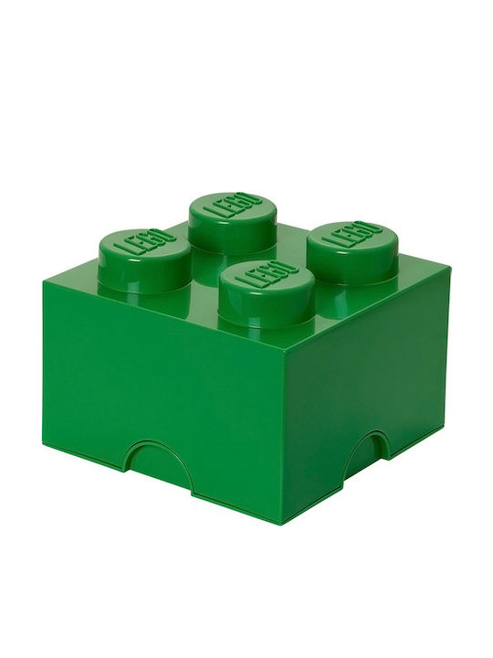 LEGO Παιδικό Κουτί Αποθήκευσης από Πλαστικό 4-Stud Πράσινο 25x25x18cm 40031734 - Image 1