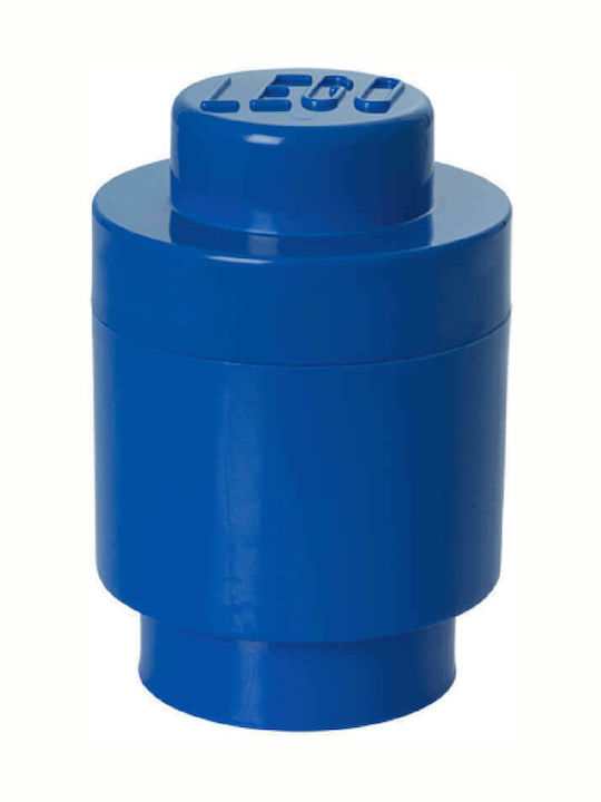 LEGO Παιδικό Κουτί Αποθήκευσης από Πλαστικό 1 Round Μπλε 12x12x12cm 40301731