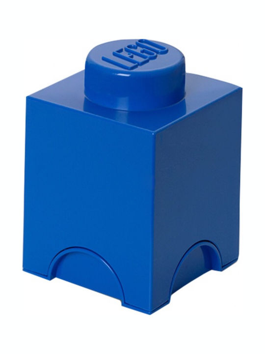 LEGO Παιδικό Κουτί Αποθήκευσης από Πλαστικό 1-Stud Μπλε 12x12x18cm 40011731
