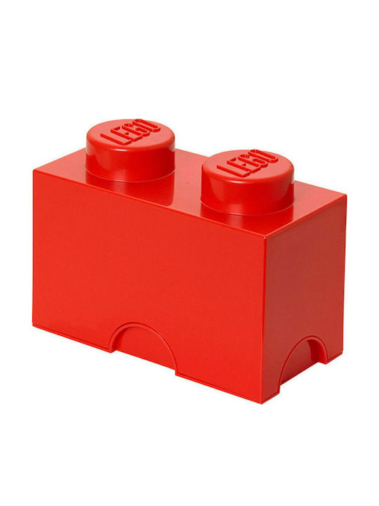 LEGO Παιδικό Κουτί Αποθήκευσης από Πλαστικό 2-Stud Κόκκινο 25x12x18cm 40021730
