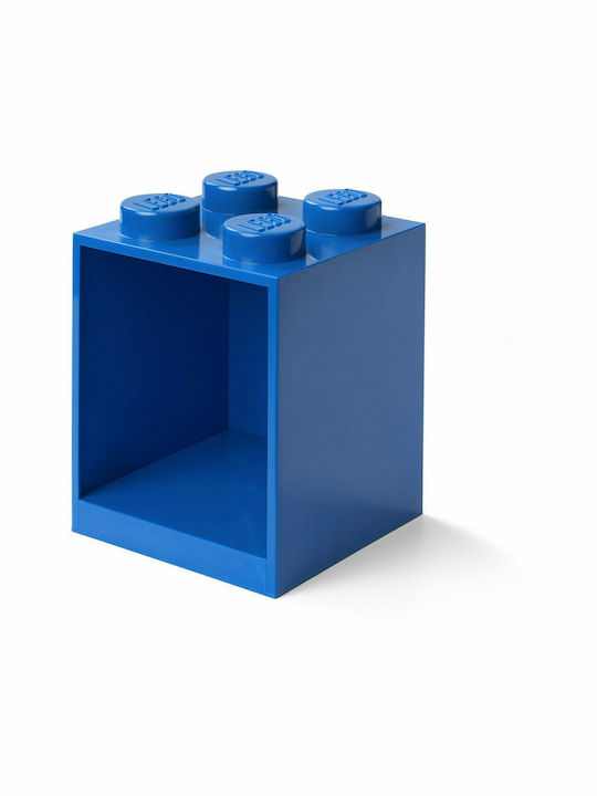 Παιδικό Ράφι Κουτί Wall Landscape 4 Studs Blue 16x16x21εκ. 41141731