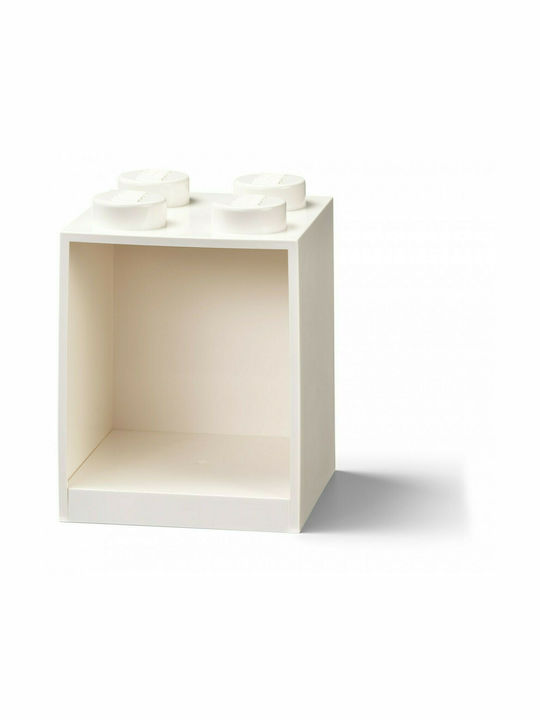 Παιδικό Ράφι Κουτί Wall Landscape 4 Studs White 16x16x21εκ. 41141735