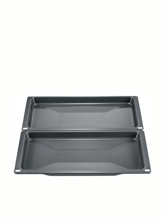 Bosch Slim Ταψί Φούρνου Αλουμινίου με Εμαγιέ Επίστρωση 43x47.5cm HEZ530000