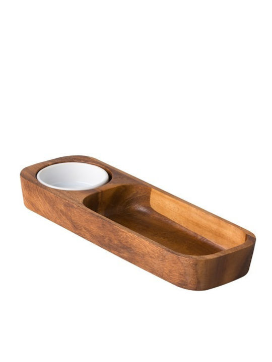 Stylepoint Ξύλινη Ορντεβιέρα 2 Θέσεων Καφέ Π10.5xΜ30xΥ5cm CB-45.2