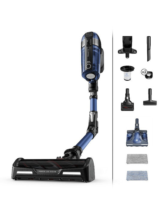 Rowenta X-force Flex 12.60 Επαναφορτιζόμενη Σκούπα Stick 25.2V Aqua