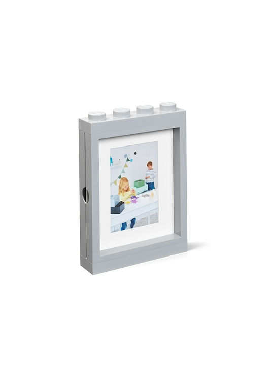 LEGO Παιδική Κορνίζα Πλαστική Γκρι 10x15cm 41131740