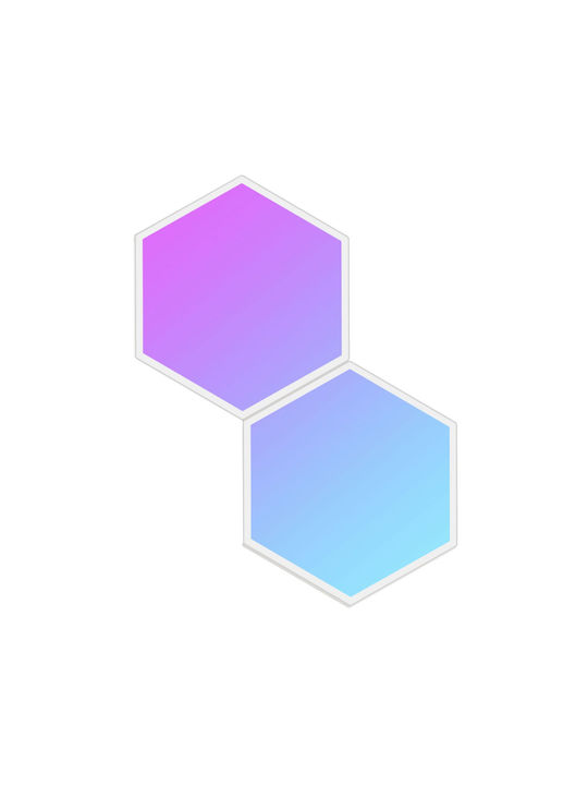 Govee Διακοσμητικό Φωτιστικό Glide Hexa Expansion Pack LED RGBIC Hexagon 2τμχ H1061002