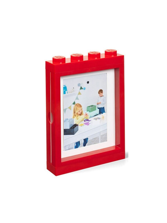 LEGO Παιδική Κορνίζα Πλαστική Κόκκινη 10x15cm 466510