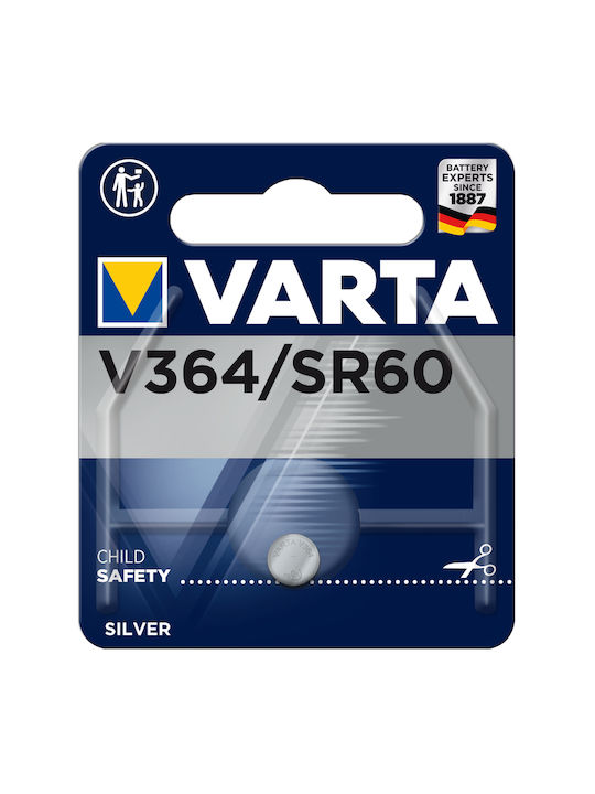 Varta V364 Μπαταρία Silver Oxide Ρολογιών SR60 1.55V 1τμχ
