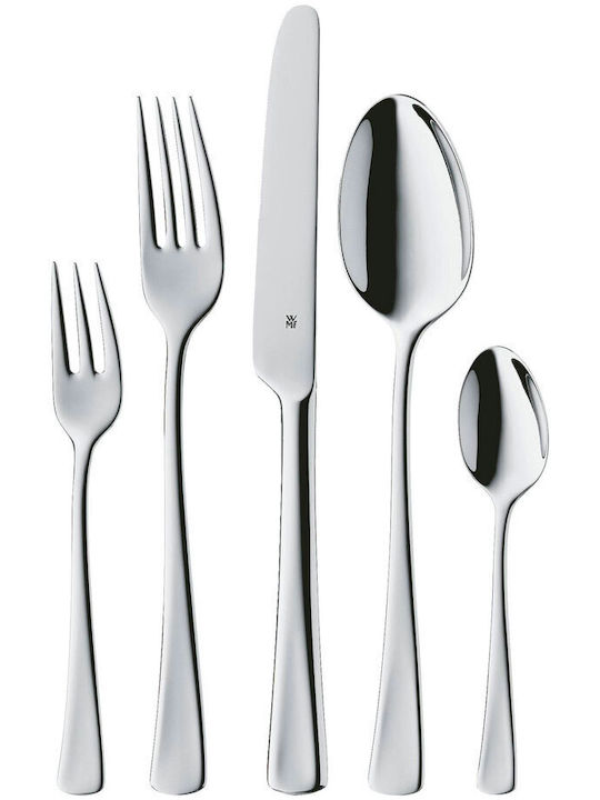 WMF Denver Σετ Μαχαιροπίρουνα Ανοξείδωτα Ασημί 60τμχ 11.4800.9990