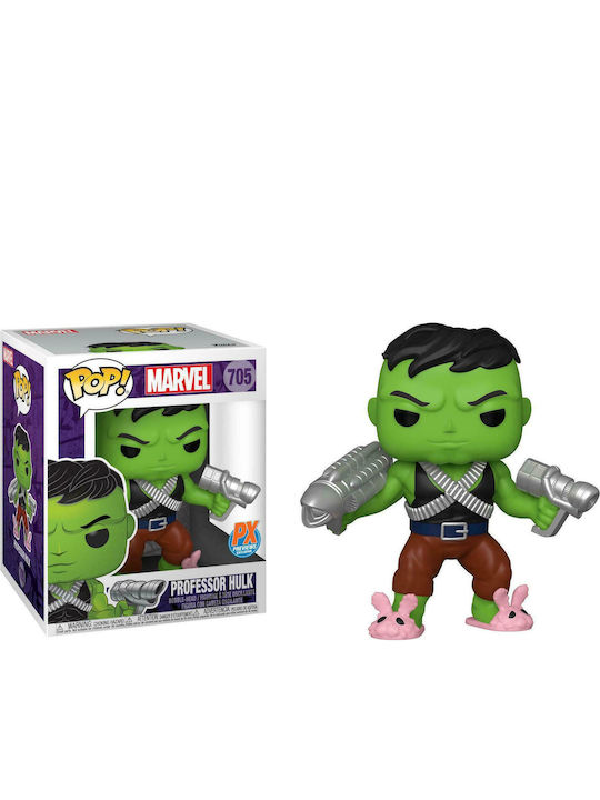 Funko Pop! Marvel: Marvel - Professor Hulk 705 Bobble-Head Supersized 6"​ (15cm), & Supersized 10"​ (25cm) Special Edition