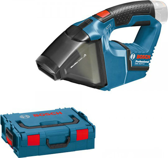 Bosch GAS 10,8 V-LI + L-Boxx Professional 06019E3001 Επαναφορτιζόμενο Σκουπάκι Χειρός 12V Χωρίς Φορτιστή και Μπαταρία Μπλε