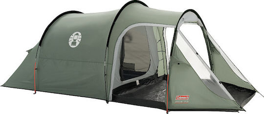 Coleman Coastline 3 Plus Σκηνή Camping Τούνελ Πράσινη με Διπλό Πανί 4 Εποχών για 3 Άτομα 440x200x150εκ. 205111