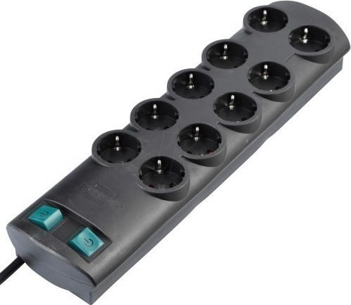 Brennenstuhl PL772 Πολύπριζο 10 Θέσεων με Διακόπτη και Καλώδιο 2m 1153300120