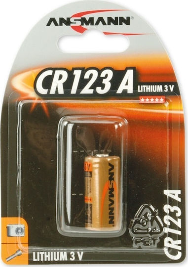 Ansmann Μπαταρία Λιθίου CR123 3V 1τμχ