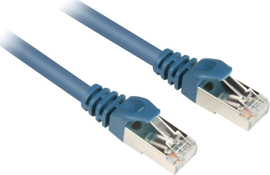 Sharkoon S/FTP Cat.6 Καλώδιο Δικτύου Ethernet 3m Μπλε (4044951014729)