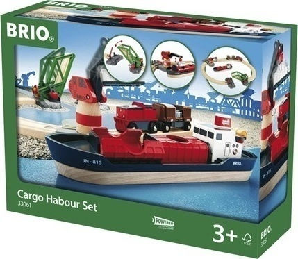 Brio Toys Cargo Harbour Σετ με Τρενάκι για 3+ Ετών 33061 42506516