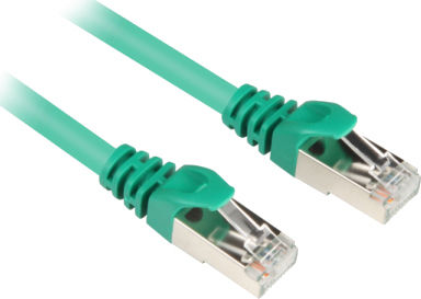 Sharkoon S/FTP Cat.6a Καλώδιο Δικτύου Ethernet 10m Πράσινο 1τμχ 4044951018635