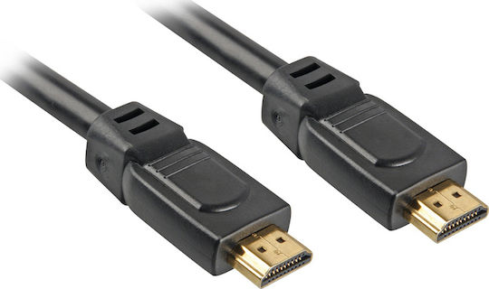 Sharkoon Cable HDMI male - HDMI male 12.5m Μαύρο
