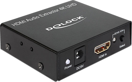 DeLock Μετατροπέας HDMI female σε 3.5mm / HDMI / RCA / Toslink female 1τμχ 62692