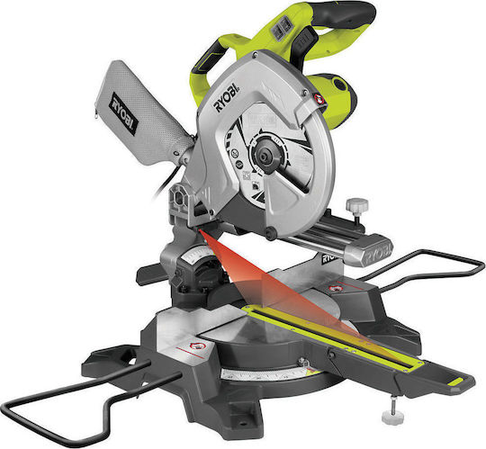 Ryobi EMS254L Φαλτσοπρίονο Ρεύματος με Ισχύ 2000W, Δίσκο Κοπής Διαμέτρου 254mm & Ταχύτητα Κοπής 4800rpm