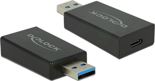 DeLock Μετατροπέας USB-A male σε USB-C female (65689)