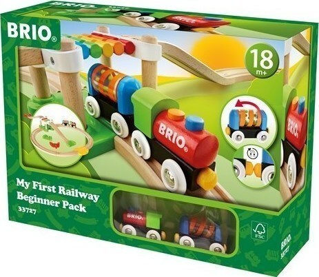 Brio Toys Beginner Pack Σετ με Τρενάκι με Ήχο για 1.5+ Ετών 33727