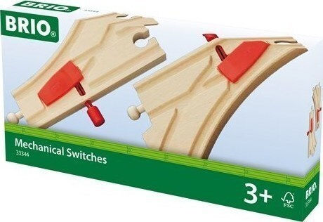 Brio Toys Mechanical Switches Ράγες Σιδηρόδρομου για 3+ Ετών 33344