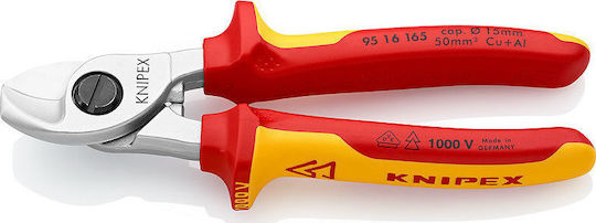 Knipex Κόφτης Καλωδίων Πλάγιος Ηλεκτρολόγου Μήκους 165mm 95 16 165