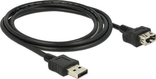 DeLock USB 2.0 Cable USB-A male - USB-A female 2m (83665)
