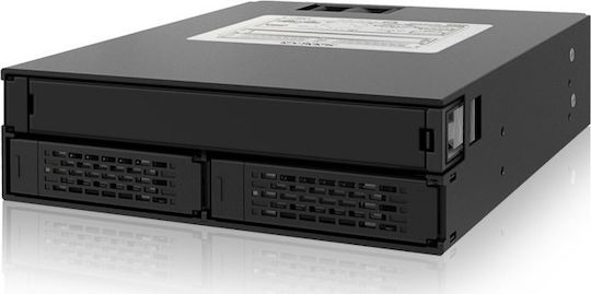 Icy Dock ToughArmor 2x 2.5Inch SATA/SAS HDD/SSD and Slim Optical Disk Drive Mobile Rack Μαύρο MB994IPO-3SB