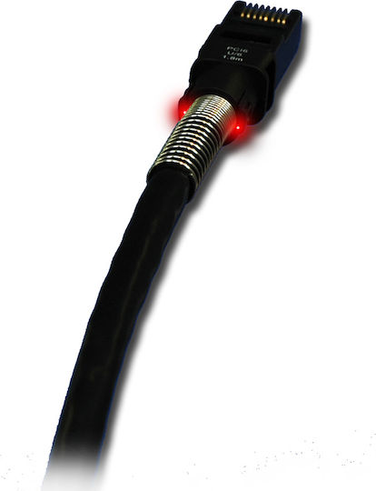 Patchsee F/FTP Cat.6 Καλώδιο Δικτύου Ethernet 30m Μαύρο 1τμχ PCI6-DPF/100