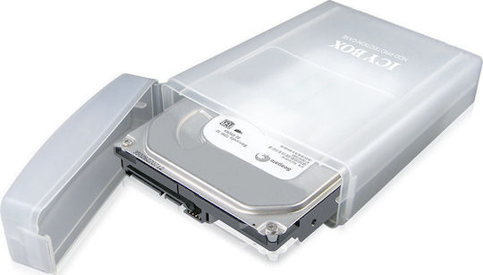 Icy Box Θήκη Προστασίας για 3.5Inch Διάφανο (IB-AC602A)