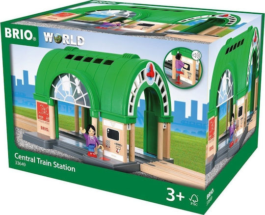 Brio Toys Central Station Αξεσουάρ Σιδηρόδρομου με Ήχο για 3+ Ετών 33649