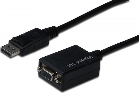 Digitus do Μετατροπέας DisplayPort female σε VGA female 1τμχ