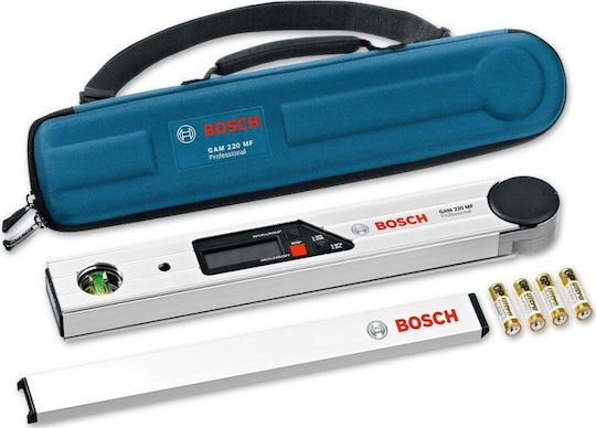 Bosch GAM 220 MF Ψηφιακό Γωνιόμετρο Μήκους 40εκ. με Μοιρογνωμόνιο και Αλφάδι 0601076600