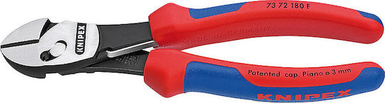 Knipex TwinForce Πλαγιοκόφτης Πλάγιος Ηλεκτρολόγου Μήκους 180mm 73 72 180 F