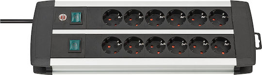 Brennenstuhl Πολύπριζο Aσφαλείας 12 Θέσεων με Διακόπτη και Καλώδιο 3m 1391000912