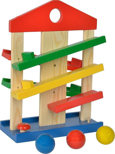 Eichhorn Βρεφικό Παιχνίδι Marble Run House από Ξύλο για 12+ Μηνών 100002025