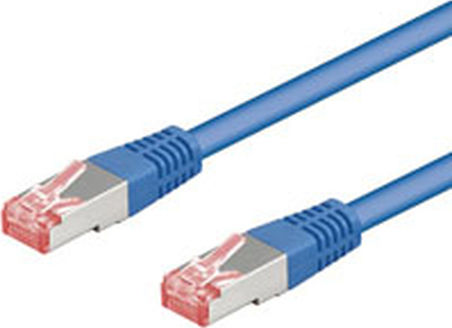 Goobay S/FTP Cat.6 Καλώδιο Δικτύου Ethernet χωρίς ακροδέκτες 50m Μπλε 1τμχ 68276