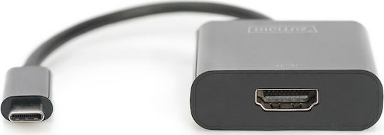 Digitus Μετατροπέας USB-C male σε HDMI female 1τμχ DA-70852