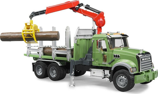 Bruder Mack Granite Timber Truck with 3 Trunks Φορτηγό 1:16 για 3+ Ετών