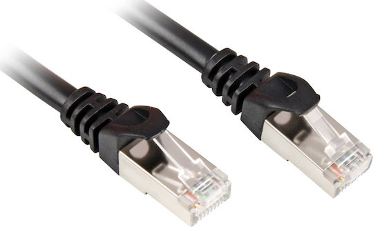 Sharkoon S/FTP Cat.6 Καλώδιο Δικτύου Ethernet 20m Μαύρο 1τμχ