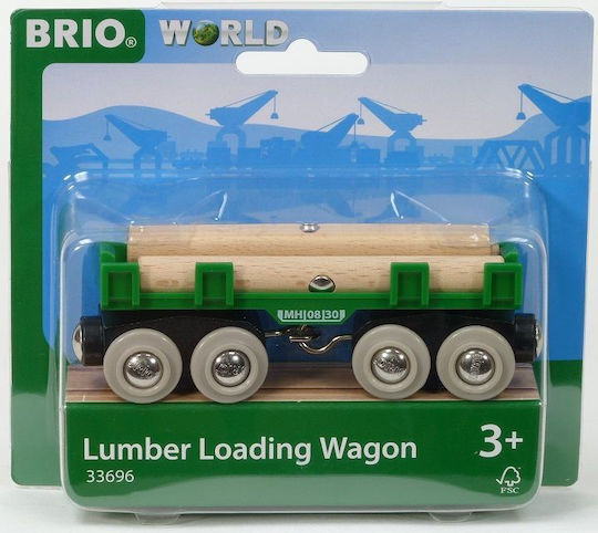 Brio Toys Lumber Loading Τρενάκι για 3+ Ετών 33696