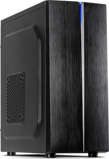 Inter-Tech B-48 Midi Tower Κουτί Υπολογιστή Μαύρο