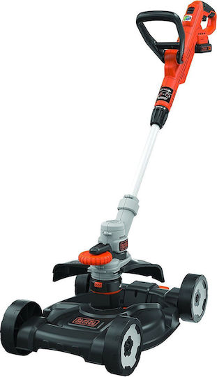 Black & Decker Χορτοκοπτικό Ώμου / Χειρός Μπαταρίας 18V 2.6kg με 1 Μπαταρία 2Ah STC1820CM