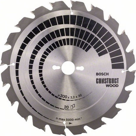 Bosch Δίσκος Κοπής Ξύλου με 28 Δόντια 400mm 2608640693