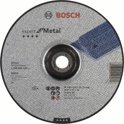 Bosch Δίσκος Κοπής Μετάλλου 230mm 30τμχ 2608600226
